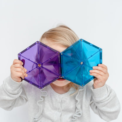 Connetix Jeu magnétique Pack géométrie Arc-en-ciel - 30 pièces