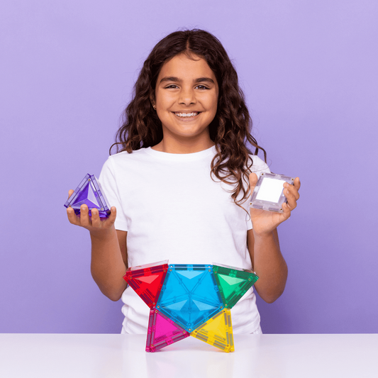 Connetix Jeu magnétique Etoile lumineuse 28 pièces