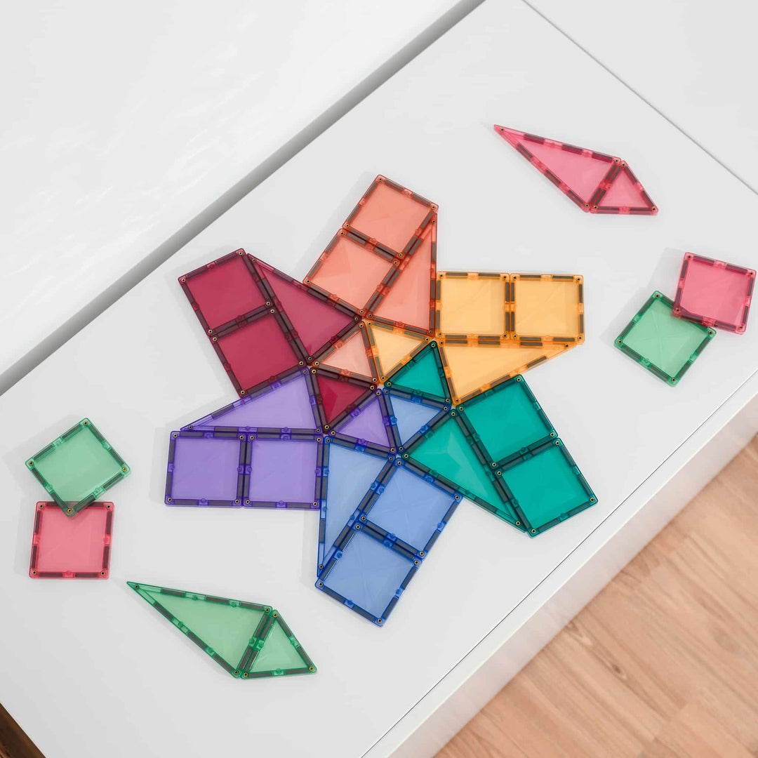 Connetix Jeu magnétique Mini pack Pastel 32 pièces