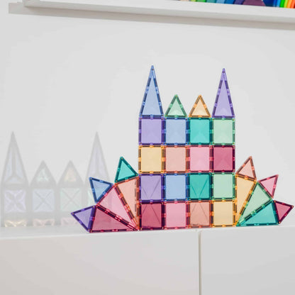 Connetix Jeu magnétique Mini pack Pastel 32 pièces