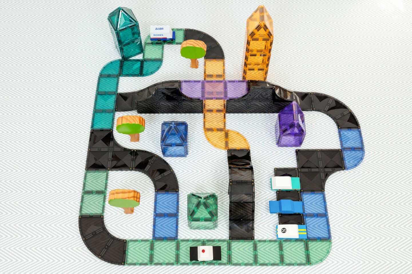 Connetix Jeu magnétique Rampes et Intersections - Lot de 16