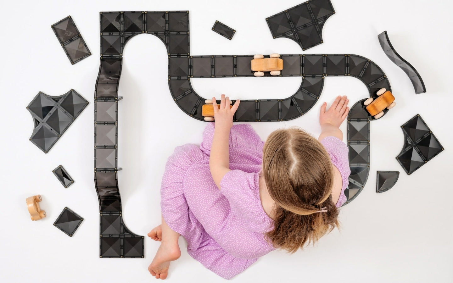 Connetix Jeu magnétique Route créative - Lot de 48