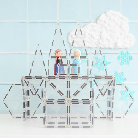 Connetix Tiles Jeu magnétique Starterset Transparent - 34 pièces