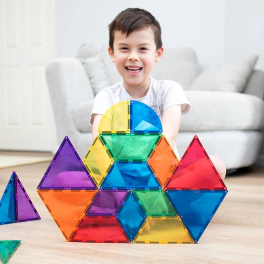 Connetix Tiles Jeu magnétique Formes Arc-en-ciel Lot de 36
