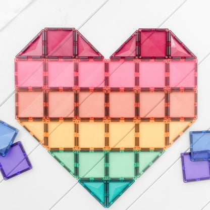 Connetix Tiles Jeu magnétique Mega Pack Pastel - 202 pièces