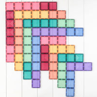 Connetix Tiles Jeu magnétique Rectangles Pastel Lot de 24