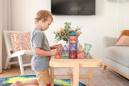 Connetix Tiles Jeu magnétique Starterset Pastel - Lot de démarrage 64 pièces