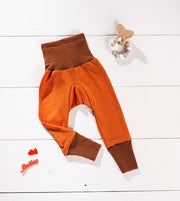 Cosilana Pantalon orange/rouille - laine/soie