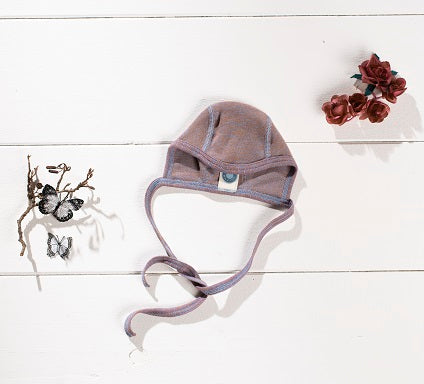 Cosilana bonnet bébé béguin différents coloris - Laine/soie