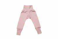 Cosilana Pantalon laine/soie rose chiné