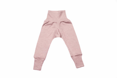 Cosilana Pantalon laine/soie rose chiné