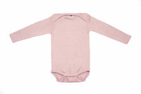Cosilana Body manches longues laine/soie rose chiné