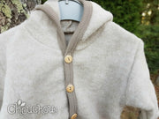 Cosilana gilet avec capuche Café au lait