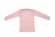 Cosilana T-shirt manches longues laine/soie rose chiné