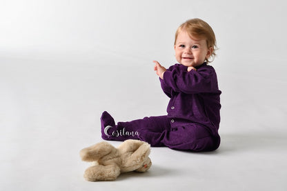 Pyjama en laine avec pieds Cosilana