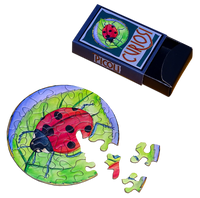 Curiosi Puzzle Picoli Coccinelle - 33 pièces