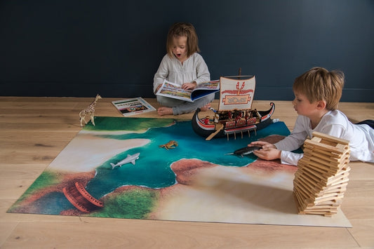 Tapis de jeu Carpeto crique mystérieuse 120 x 90 cm