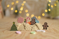 Kiddi Magic Mini's Loose parts jeu sensoriel Noël -Lot de 12