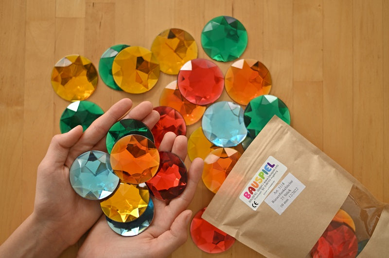 Bauspiel Pierres brillantes Géants 25 pièces