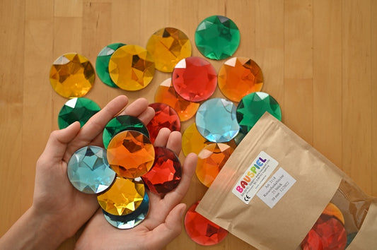 Bauspiel Pierres brillantes Géants 25 pièces