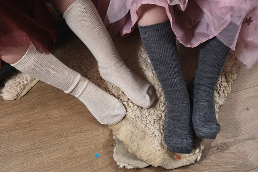 Chaussettes en laine Pia Lungo - Lana Bambini