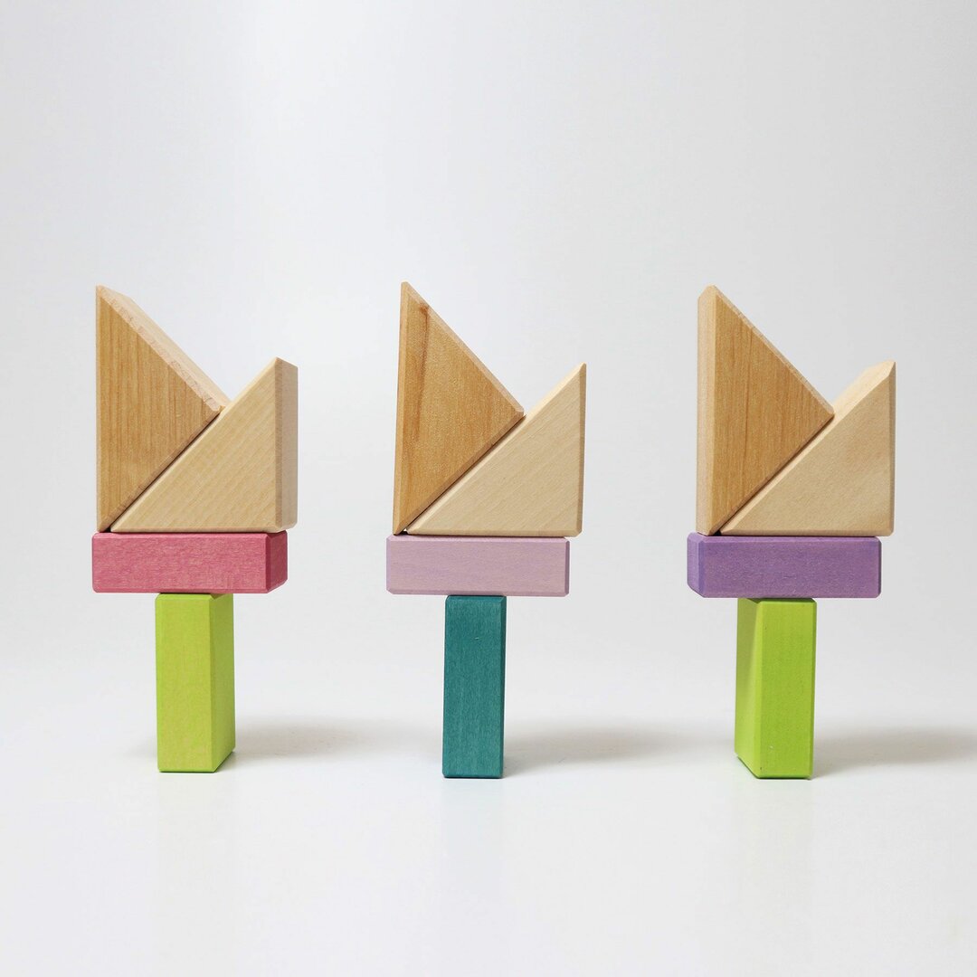 Duo Pastel Jeu de construction de Grimm's