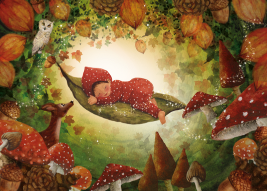 Carte postale Enchanted Forest - Illustratrice Bijdehansje