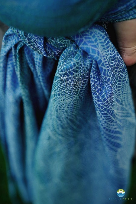 Little Frog Echarpe de portage Marine Linen Wildness