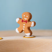 BumbuToys Figurine en bois pour couronne de célébration - Bonhomme de pain d'épice