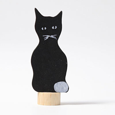 Figurine en bois Chat noir Grimm's