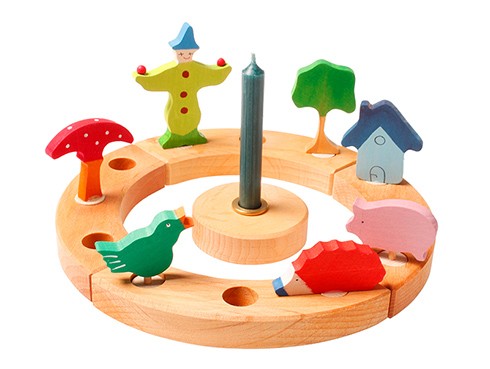 Figurine en bois Maison bleue GRIMM's