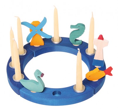 Figurine en bois Poisson GRIMM's