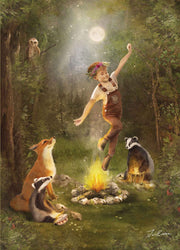 Carte postale Firejump