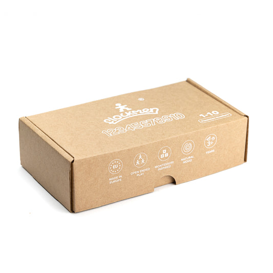 Chiffres en bois Lot de 10 Flockmen