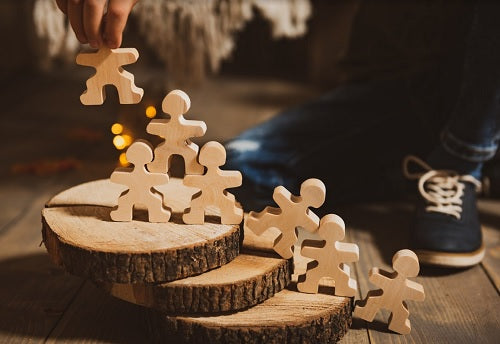 Flockmen, jeu en bois - lot de 16