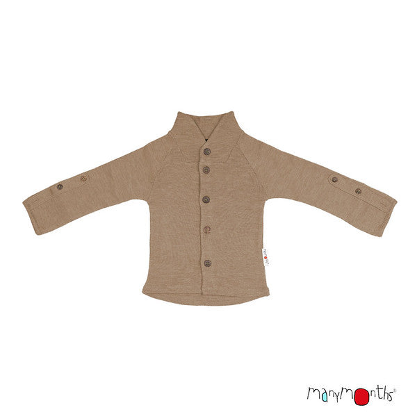 MANYMONTHS Gilet en laine col boutonné - Coloris 2023