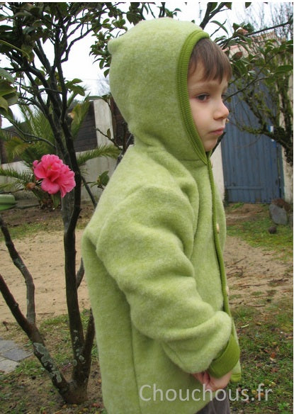 Cosilana gilet avec capuche Vert