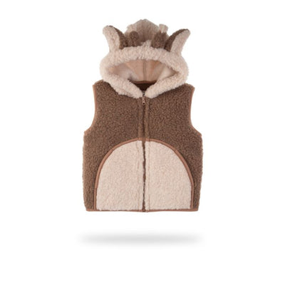 Alwero Gilet sans manches Girafy en laine