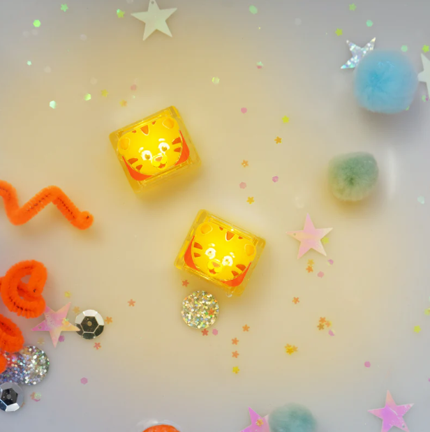Glo Pals Cubes lumineux Daniel le Tigre - Lot de 4