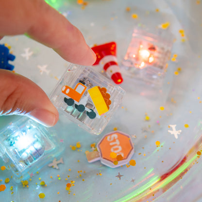 Glo Pals Cubes lumineux Voitures - Lot de 6