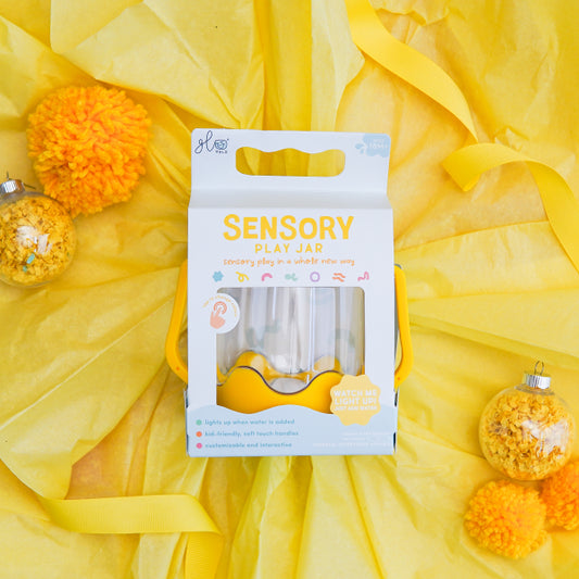 Glo Pals Bouteille sensorielle à remplir Jaune