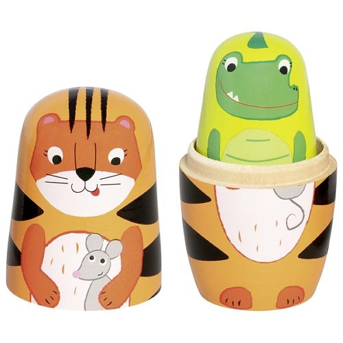 Goki Poupées gigognes en bois - 5 pièces