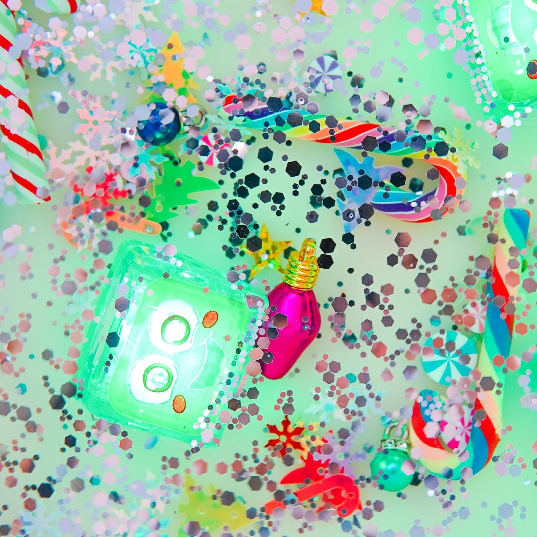 Glo Pals Fun Fillers pour bouteille et jeu sensoriel - Noël