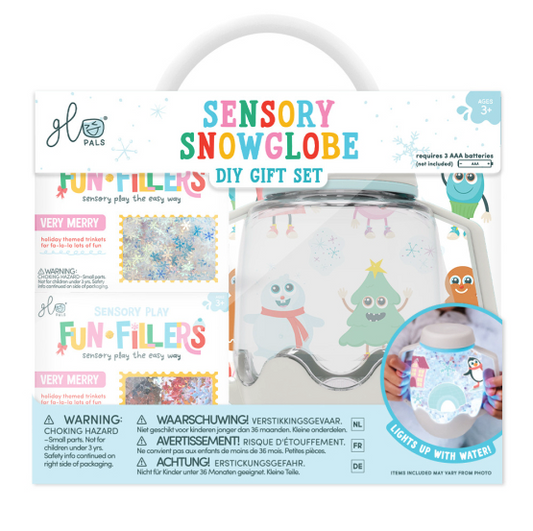 Glo Pals Coffret cadeau Bouteille sensorielle et Fun Fillers - Hiver