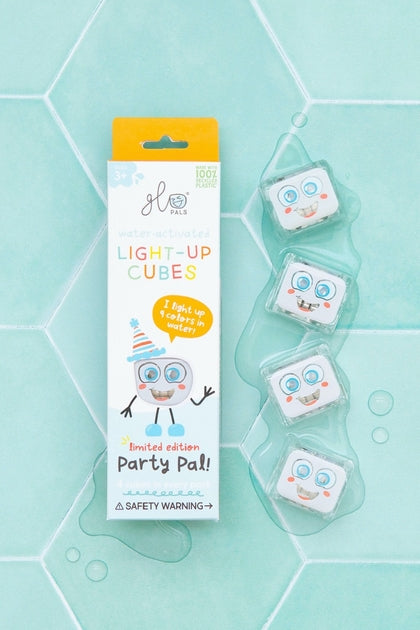 Glo Pals Cubes lumineux Blair Bleu - Lot de 4