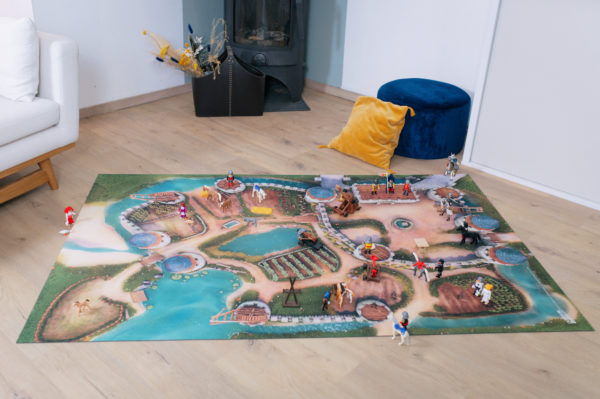 Grand Tapis Carpeto Cité Médiévale 120 x 180 cm