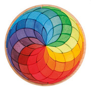 Grande spirale mosaïque de couleurs Grimm's