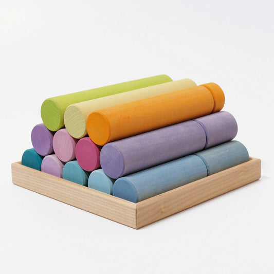 Grands cylindres pastel - Grimm's
