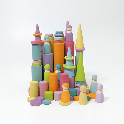 Grands cylindres pastel - Grimm's