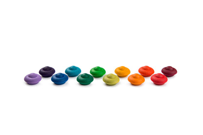 GRAPAT Mandala Fleurs arc-en-ciel Lot de 36